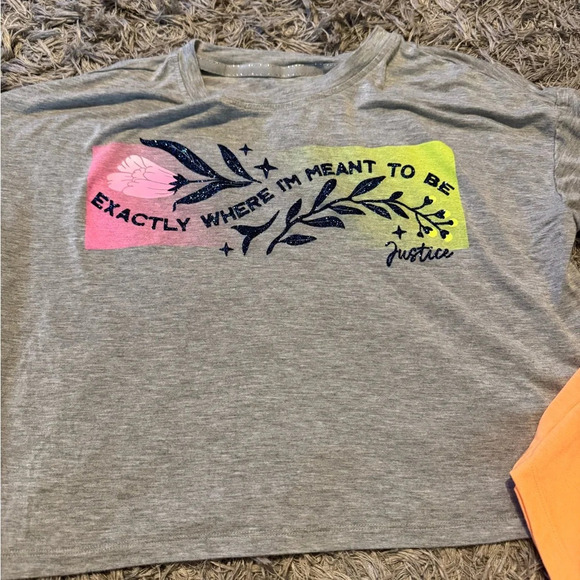 Girls Justice T Shirts Size Medium Lot of 2 - Picture 3 of 5